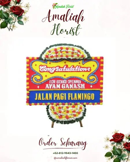 Sewa Papan Bunga Tempat Akad Nikah Depok